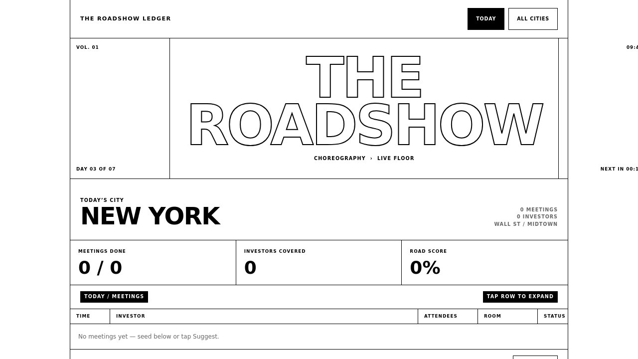 ipo-roadshow
